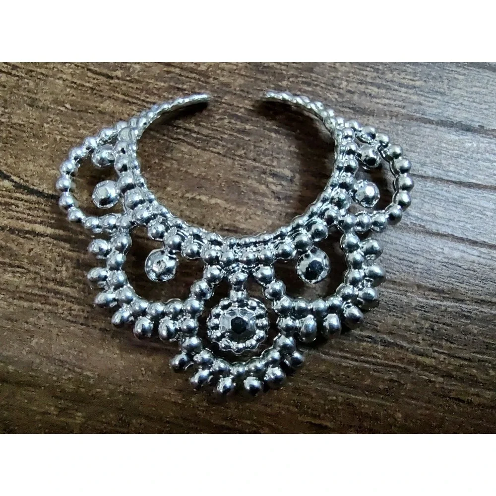 Barbie Silver Necklace Jewelry No Doll Fashion Fashionista Wedding Evening Z31